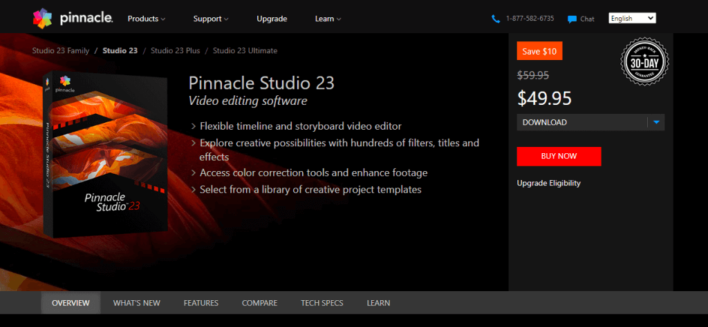 pinnacle studio 18 rotate video