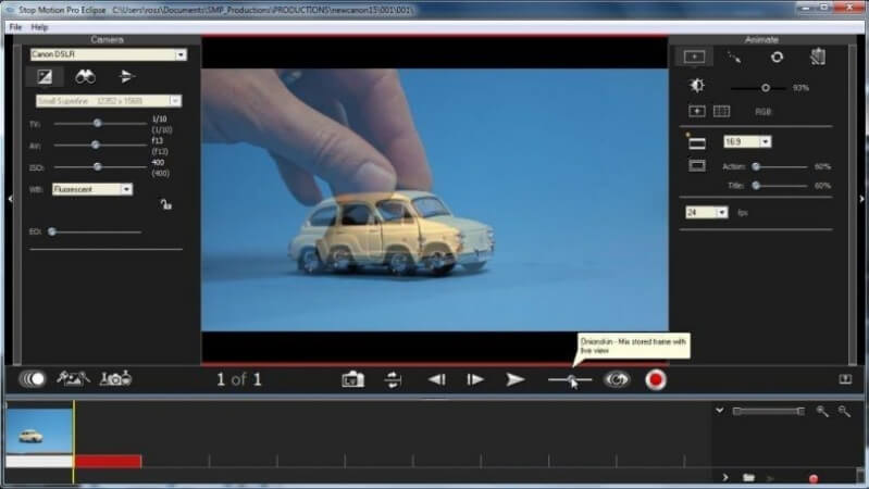 stop motion animation software dslr