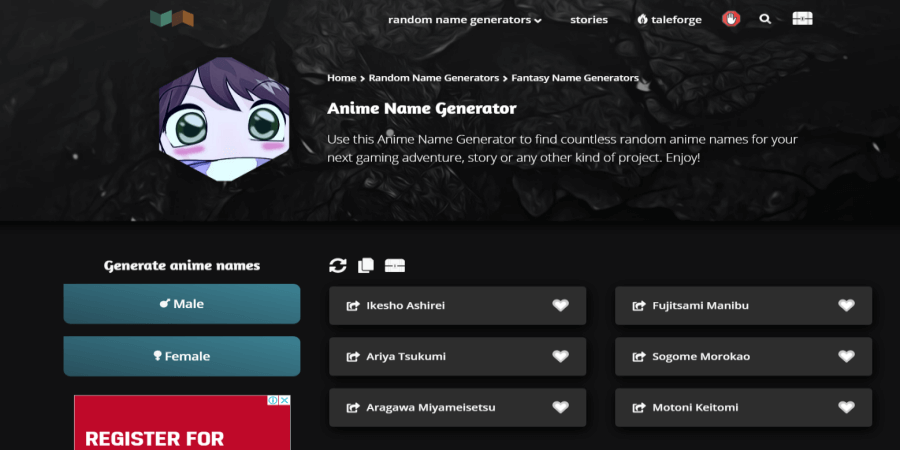 Leading 8 Anime Name Generator Websites - BuzzFlick