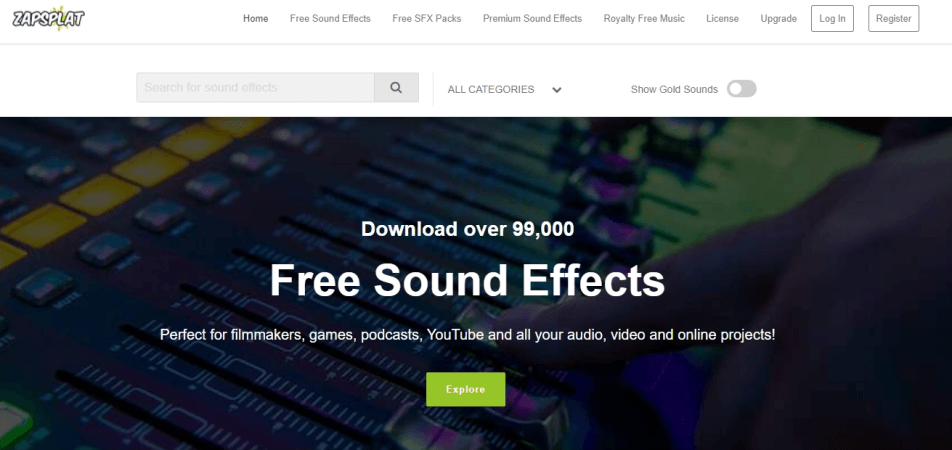 zapsplat free sound effects