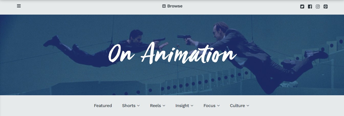 on animation