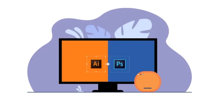 illustrator vs photoshop