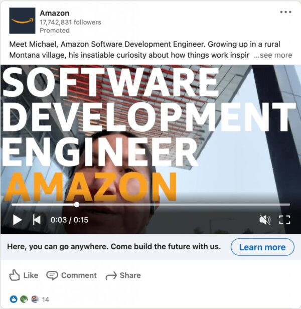 amazon linkdin