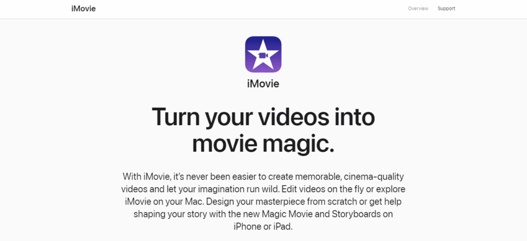 iMovie - Video Marketing Tools
