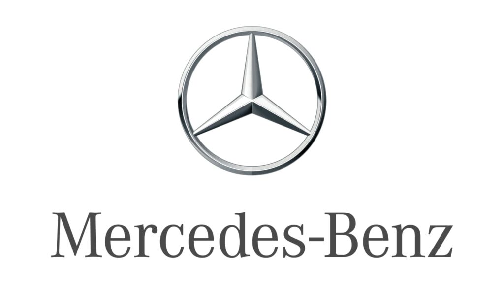 Fonts for logo design Mercedez-Benz Serif Logo font example