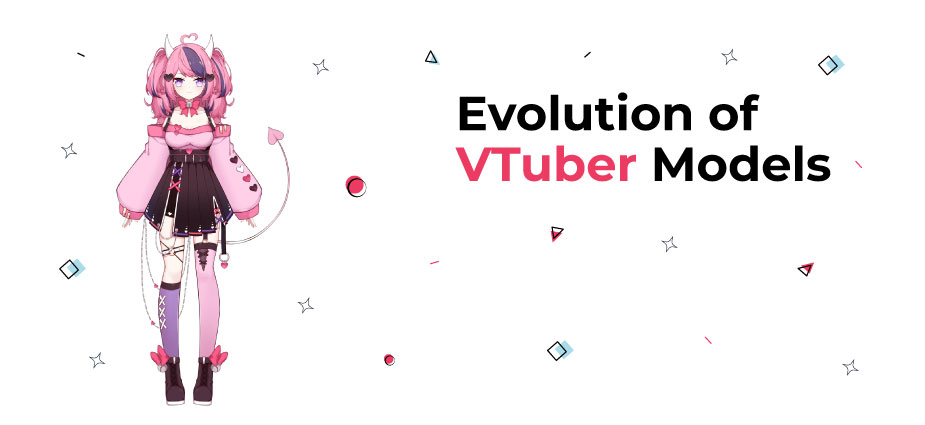 evolution of vtuber models