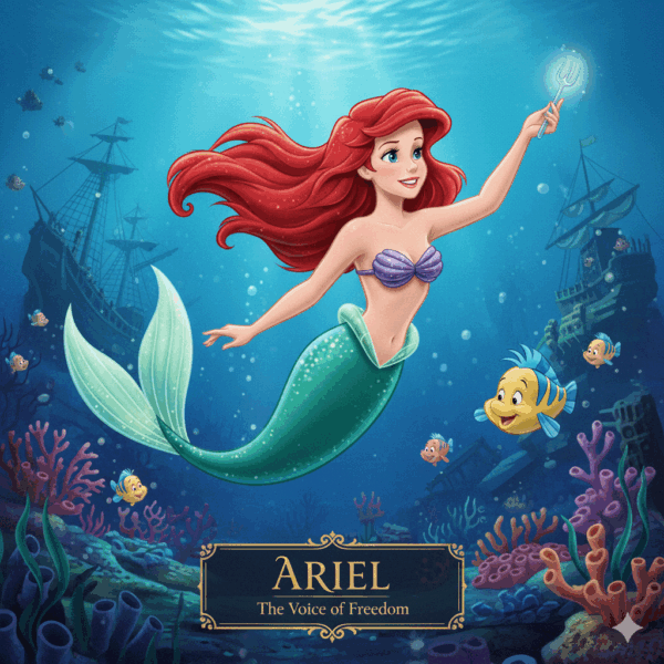 Ariel (The Little Mermaid) Iconic Animated Disney Character