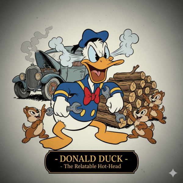 Donald Duck Iconic Animated Disney Character