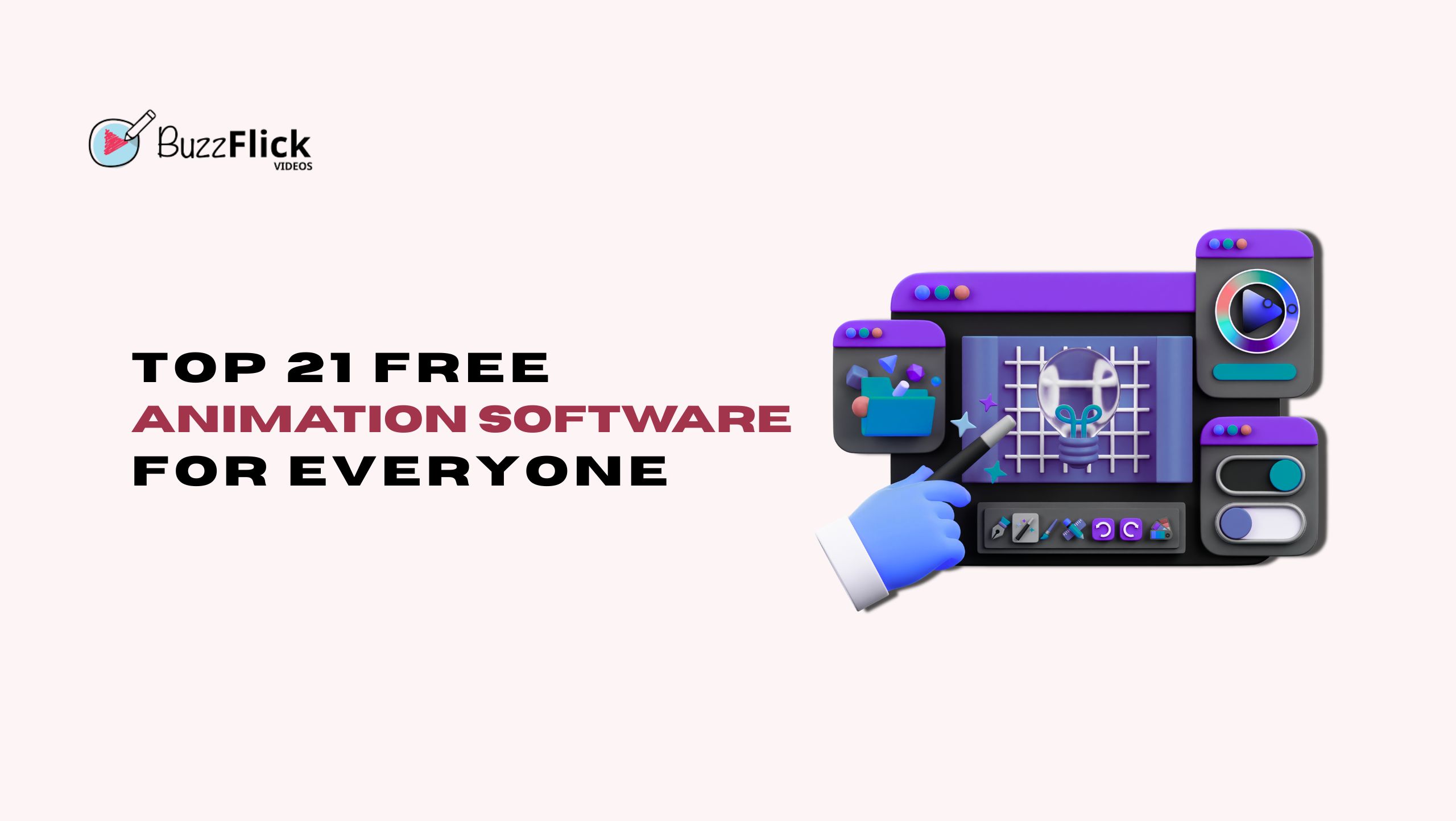 Top 21 Free Animation Softwares in 2025