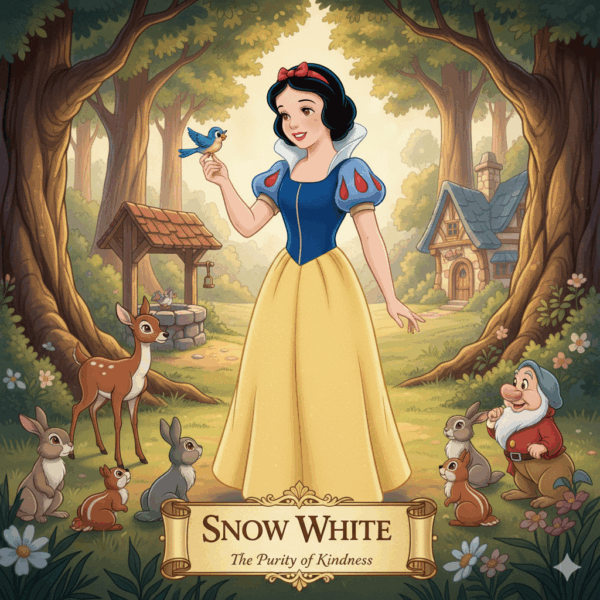 Snow White Iconic Animated Disney Characters